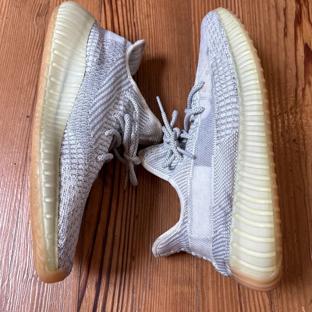 Adidas Yeezy Boost‎ 350 V2 Yeshaya Men Grey White Sneaker FX4348 SIZE 12